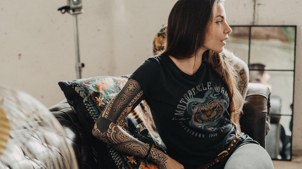 Rude Riders T-Shirt Donna Motormama