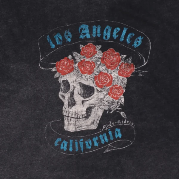 Rude Riders T-Shirt Donna Skull & Roses Limited Ed