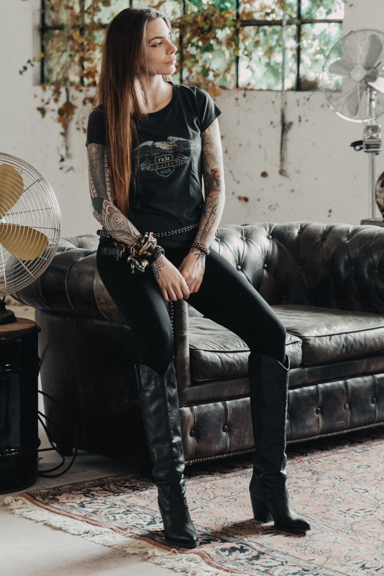 Rude Riders T-Shirt Donna Support