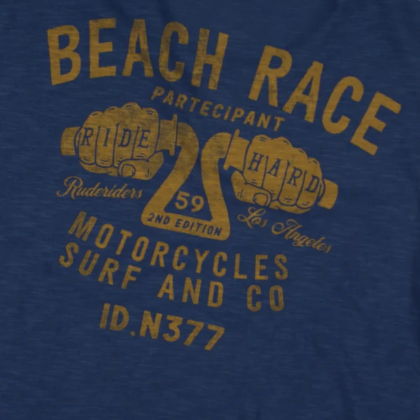 Rude Riders T-Shirt Uomo Beach Race Limited Ed