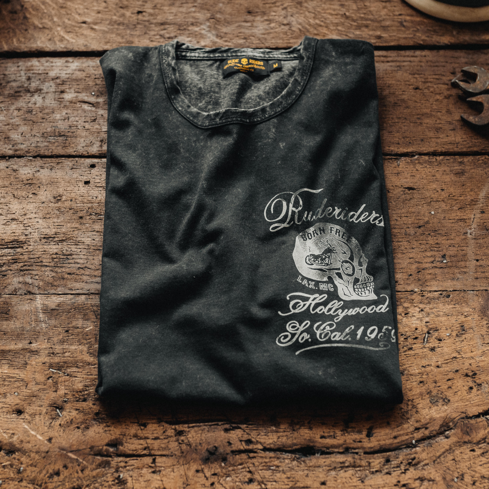 Rude Riders T-Shirt Uomo Born Free