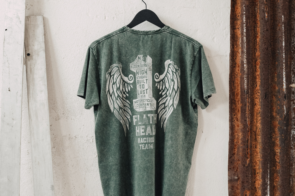 Rude Riders T-Shirt Uomo Flat Head