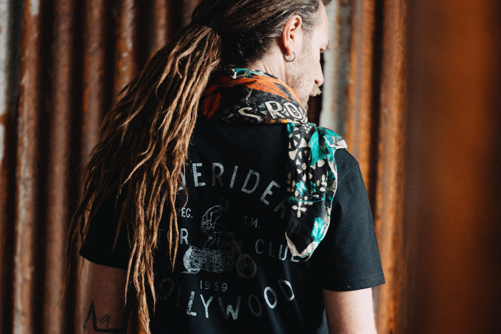 Rude Riders T-Shirt Uomo Motor Club Nera