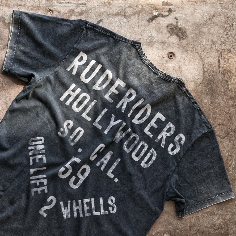 Rude Riders T-Shirt Uomo One Life