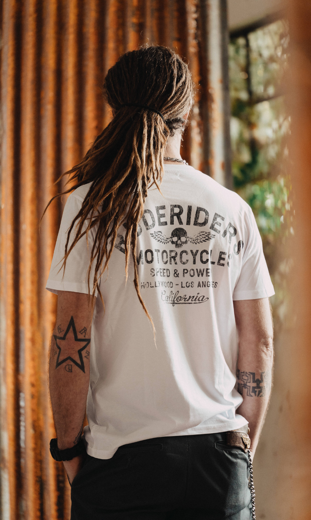 Rude Riders T-Shirt Uomo Rude Riders Bianca