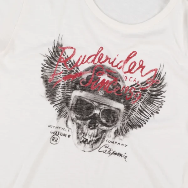 Rude Riders T-Shirt Uomo Skull Helmet Limited Ed