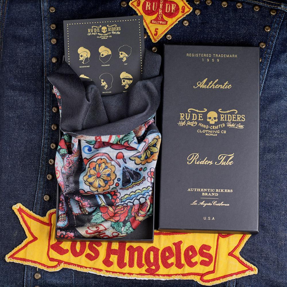 Rude Riders Tube Calavera