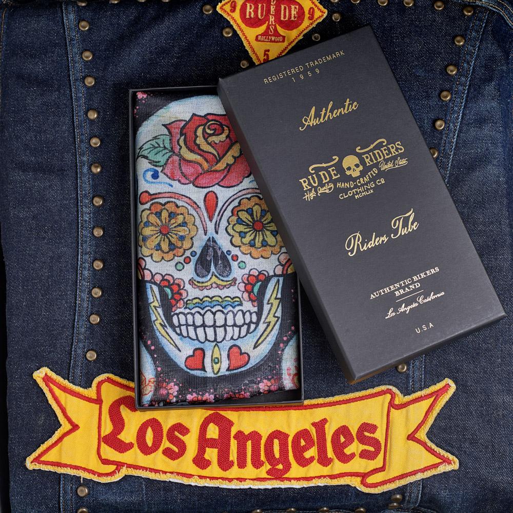Rude Riders Tube Calavera
