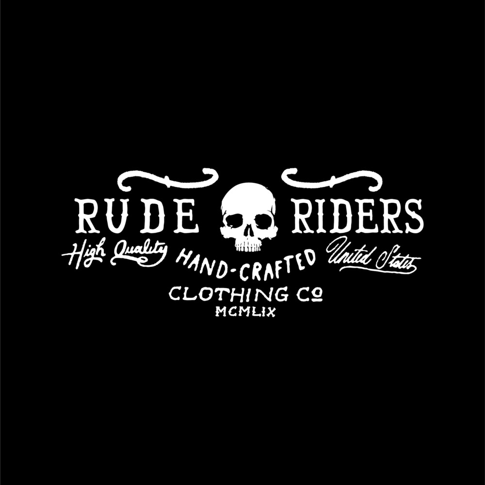 Rude Riders Tube Skull & Roses