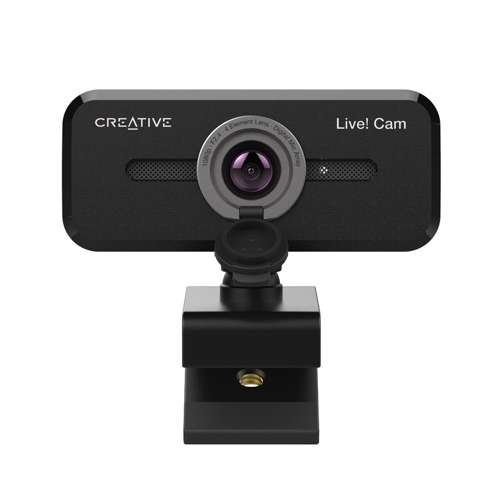 Creative Live Cam Sync 1080p V2 Webcam Full HD Con Disattivazione Automatica Del Microfono E Cancellazione Del Rumore Per Le Videochiamate