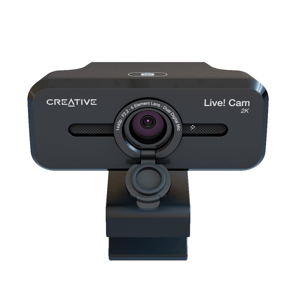 Creative Live Cam Sync V3 Webcam 2K QHD Con Zoom Digitale 4X E Microfoni Integrati