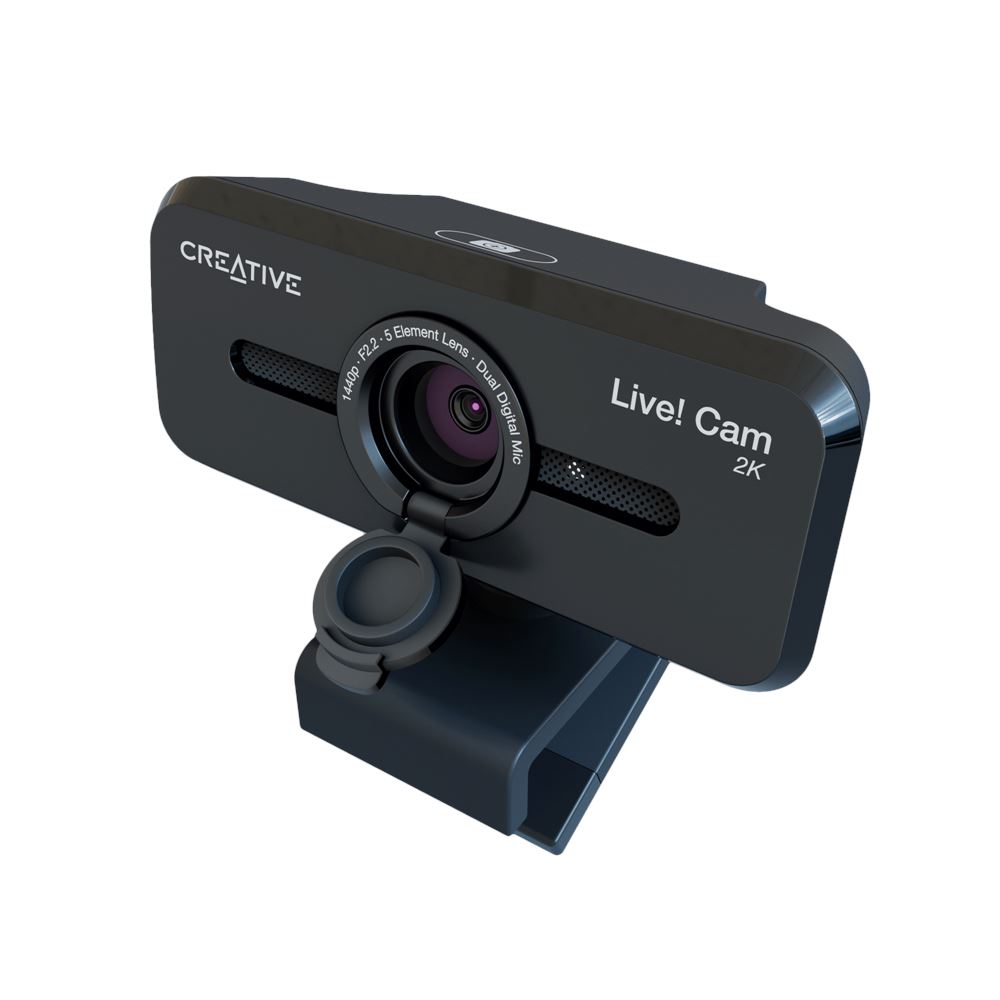 Creative Live Cam Sync V3 Webcam 2K QHD con zoom digitale 4X e microfoni integrati