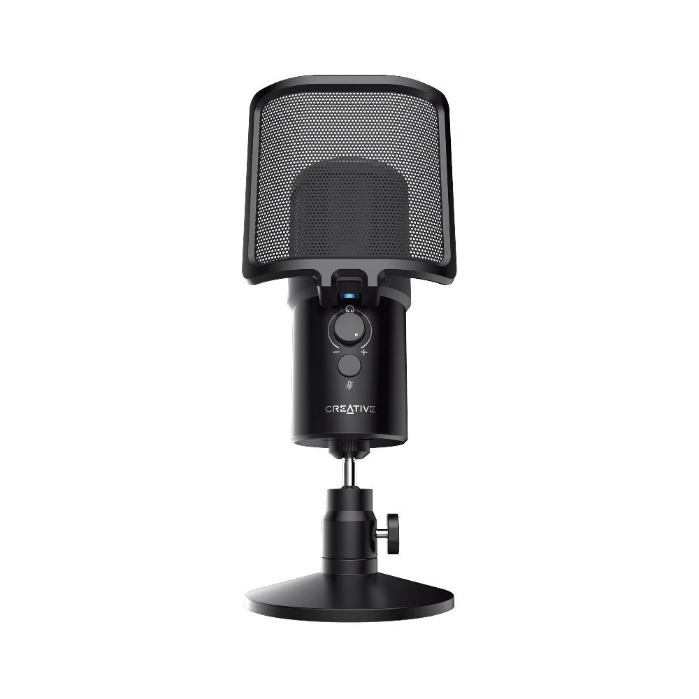 Creative Live Mic M3 Microfono USB A Doppia Figura Polare E Monitoraggio Del Microfono In Tempo Reale