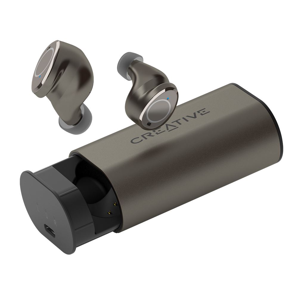 Creative Outlier Pro Cuffie intrauricolari True Wireless resistenti al sudore con ANC ibrido