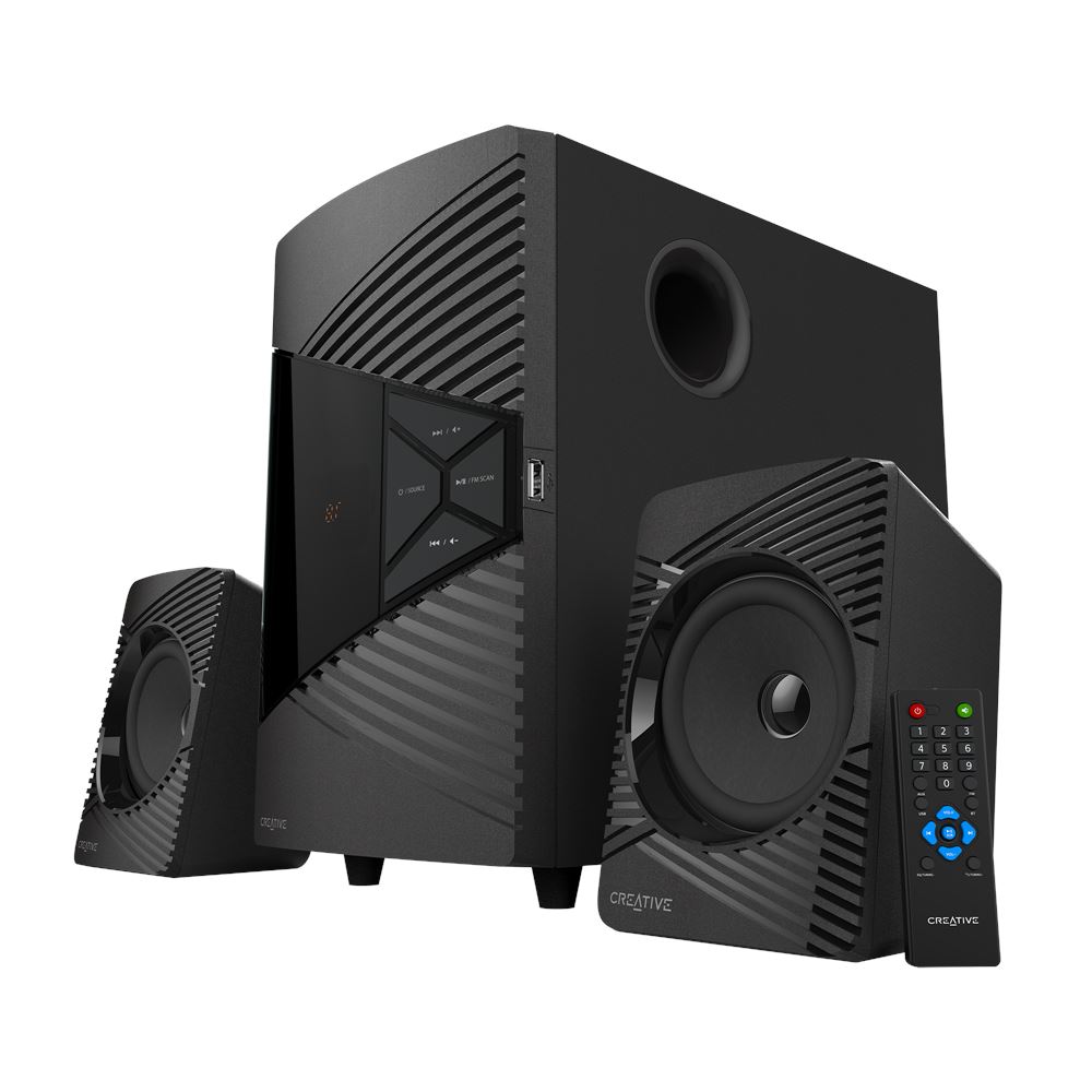 Creative SBS E2500 Sistema di altoparlanti Bluetooth® 2.1 ad alte prestazioni con subwoofer per computer e TV