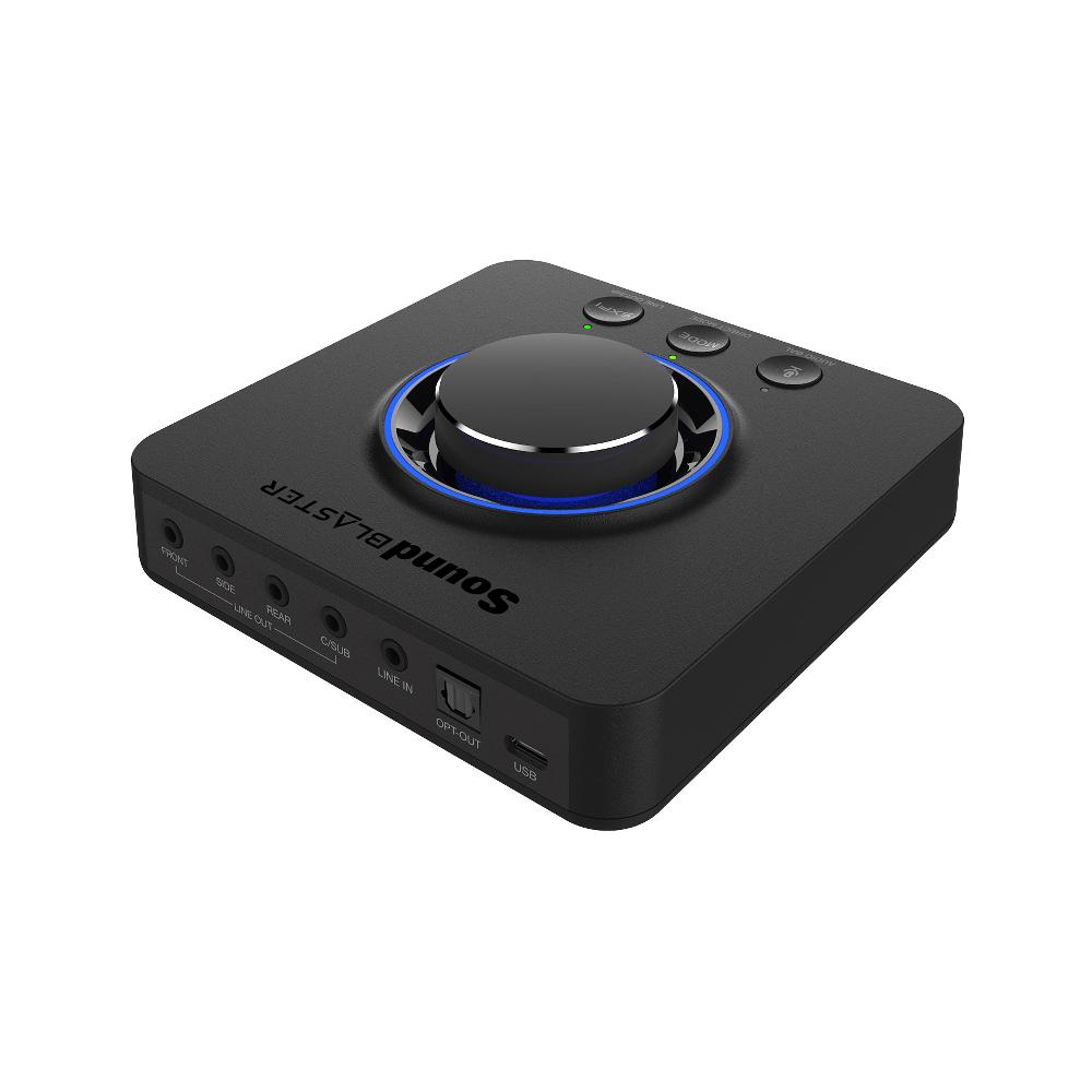 Creative Sound Blaster X3 Scheda Audio DAC E Amplificatore USB Esterno 7.1 Ad Alta Risoluzione Con Tecnologia Super X-Fi® Per PC E Mac