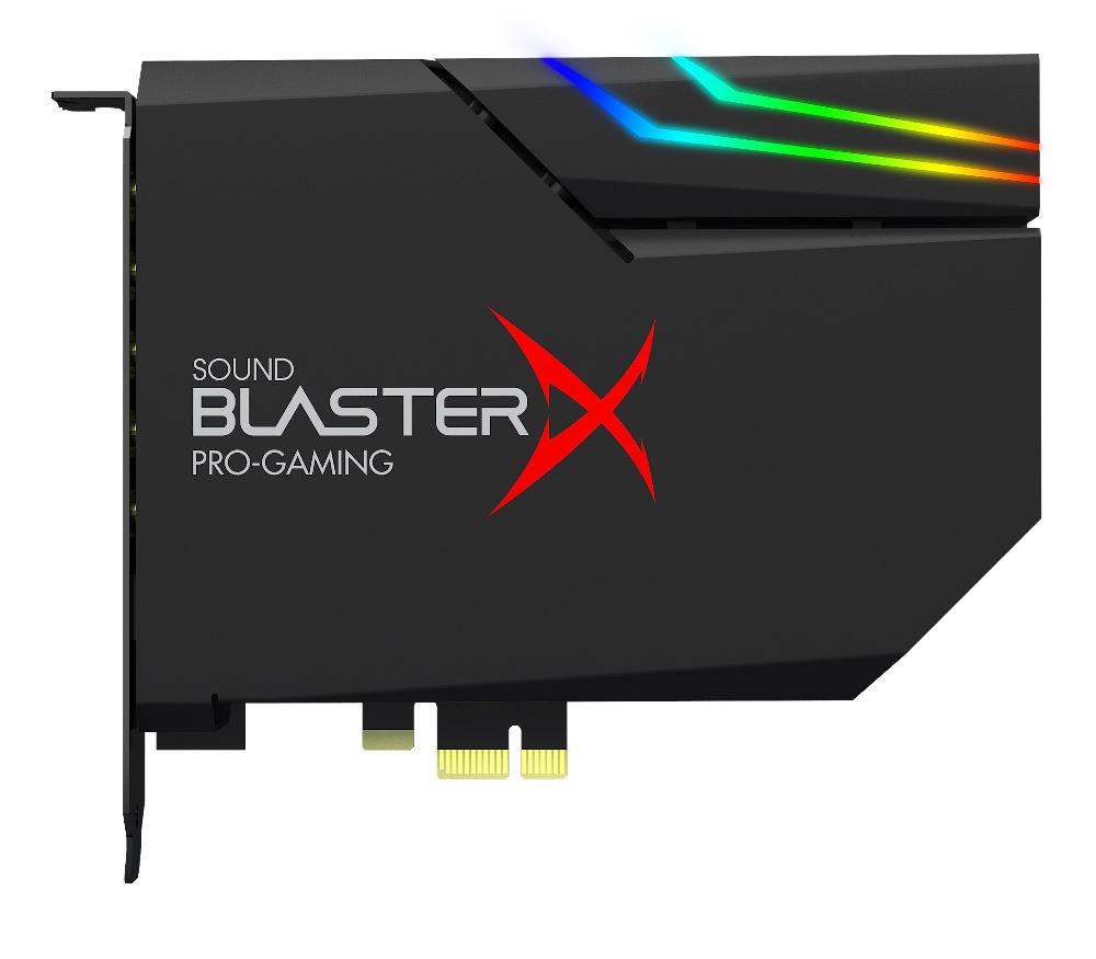 Creative Sound BlasterX AE-5 Plus Scheda Audio E DAC Da Gaming PCI-e Ad Alta Risoluzione Con Illuminazione RGB Codifiche Dolby Digital Live E DTS