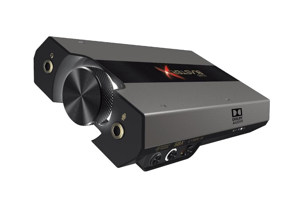 Creative Sound BlasterX G6 Amplificatore E DAC Da Gaming 7.1 HD Con Biamplificatore Per Cuffie Discreto Xamp