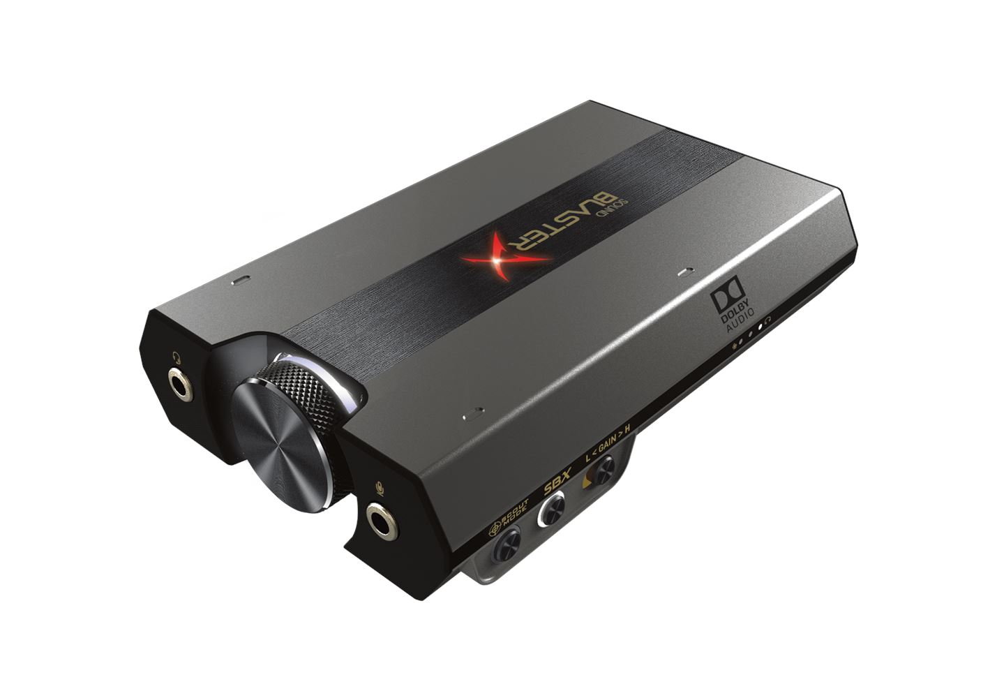 Creative Sound BlasterX G6 Amplificatore e DAC da gaming 7.1 HD con biamplificatore per cuffie discreto Xamp