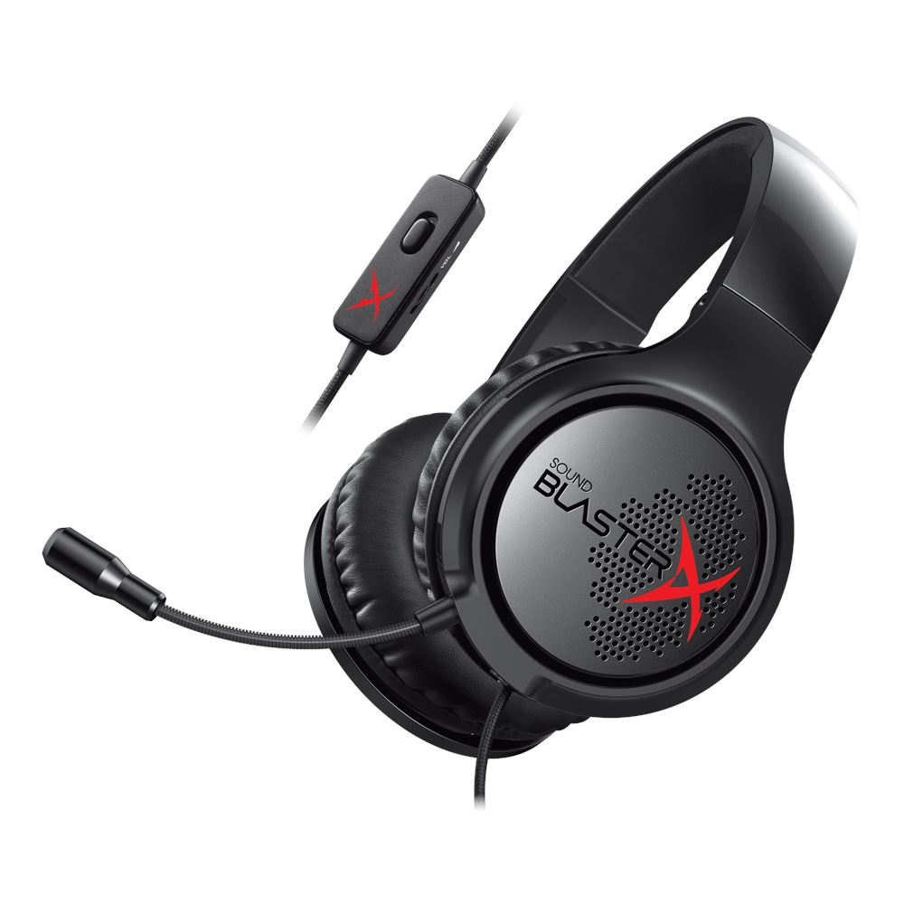 Creative Sound BlasterX H3 Cuffie con microfono da gioco analogiche portatili