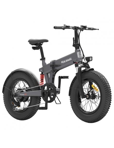 5TH WHEEL Thunder 1FT Bici Elettrica Motore 250W Batteria 48V 10.4Ah Pneumatici 20*4 Pollici Velocità Massima 25km/h