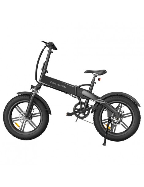 ADO A20F Bestia Pieghevole E-bike 250W DC Brushless Motore 25km/h 36V 14.5Ah Batteria 20*4.0 Pneumatici Sensore Di Coppia-Nero