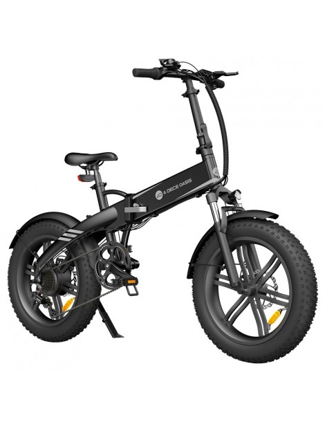 ADO A20F Bestia Pieghevole E-bike 250W DC Brushless Motore 25km/h 36V 14.5Ah Batteria 20*4.0 Pneumatici Sensore Di Coppia-Nero