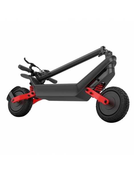 AOVO X10 Scooter Elettrico 48V 1200W Doppio Motore 100km Intervallo - Nero