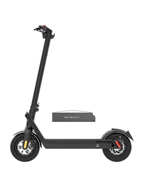 AOVO X9 Plus 10'' Pneumatico Antideflagrante Scooter Elettrico Pieghevole 36V Motore Nominale 500W Batteria 36V 15.6Ah - Nero