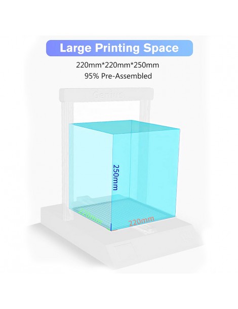 Artillery Genius Pro Stampante 3D Volume Di Produzione 220*220*250 Mm