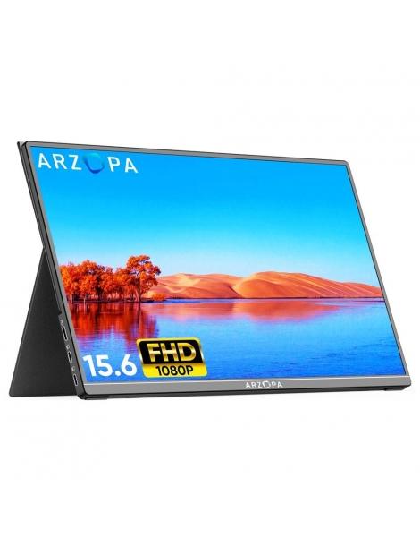 ARZOPA 15 6" Monitor Portatile 1920*1080 Frequenza Di Aggiornamento 60Hz