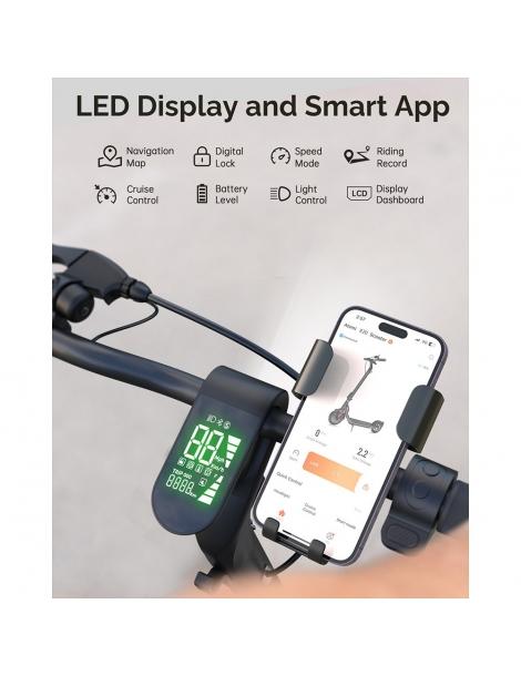 Atomi E20 Scooter Elettrico Pieghevole Pneumatico Da 8 5 Pollici Motore Da 250W Batteria Da 36V 7 5Ah