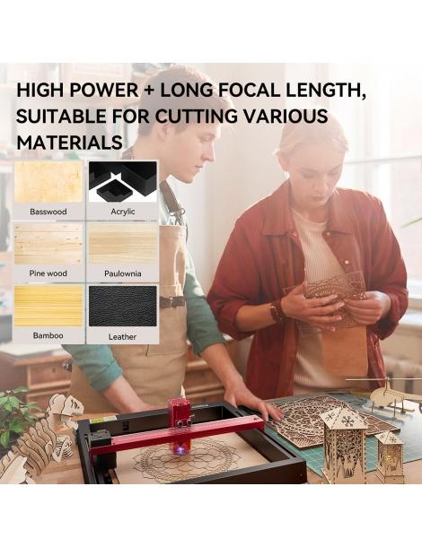 ATOMSTACK A12 PRO 12W Taglierina Per Incisione Laser Messa A Fuoco Fissa Precisione Di Incisione 0 02 Mm