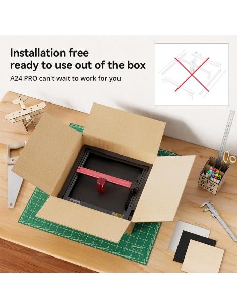 ATOMSTACK A24 PRO 24W Taglierina Per Incisione Laser Fuoco Fisso Precisione Di Incisione 0 02 Mm