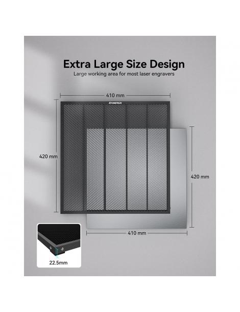 ATOMSTACK F4 420x410mm Letto Laser Tavolo Di Lavoro A Nido D'ape