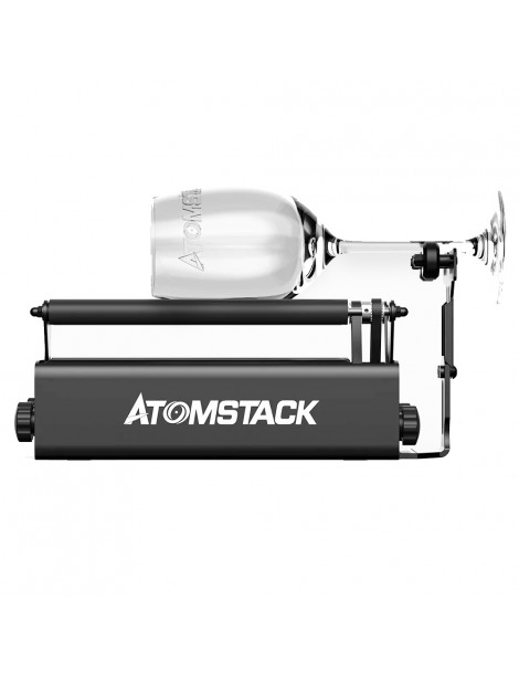 ATOMSTACK R3 Pro Rullo Rotante Con Modulo Di Supporto Separabile E Torri Di Estensione Incisione Rotante Laser A 360 Gradi