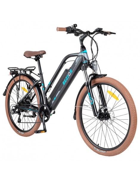 Bezior M2 Pro Ciclomotore Elettrico 500W Motore 12.5Ah Batteria- Nero