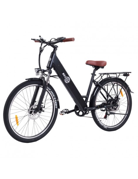 BEZIOR M3 26*2.1 Pollici CST Pneumatici Bici Elettrica Motore 48V 500W Batteria 10.4Ah Velocità Massima 32km/h - Nero