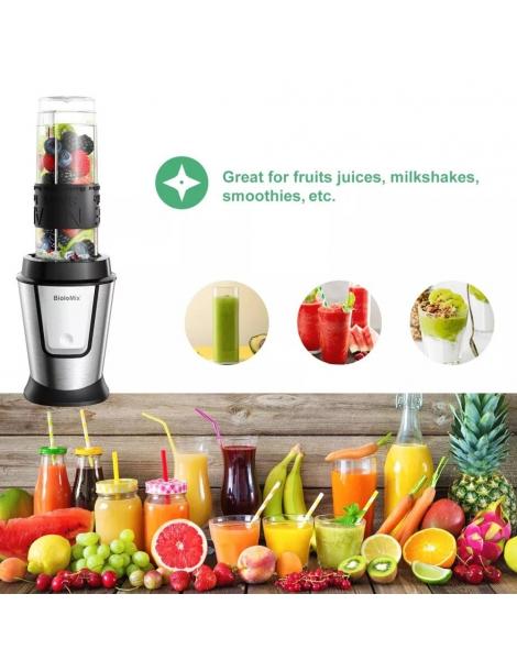 BioloMix TB23M Robot Da Cucina Multifunzione 3 In 1 Spremiagrumi Portatile Da 700W Materiale Plastico Per Alimenti