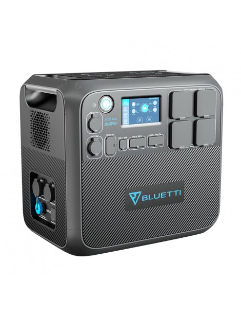 BLUETTI AC200MAX 2048Wh/2200W Stazione Di Energia Solare Portatile Espandibile Batteria LifePo4 Fino A 8192Wh 4400W
