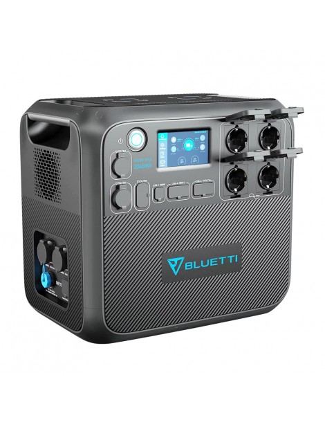BLUETTI AC200MAX 2048Wh/2200W Stazione di Energia Solare Portatile Espandibile Batteria LifePo4 fino a 8192Wh 4400W