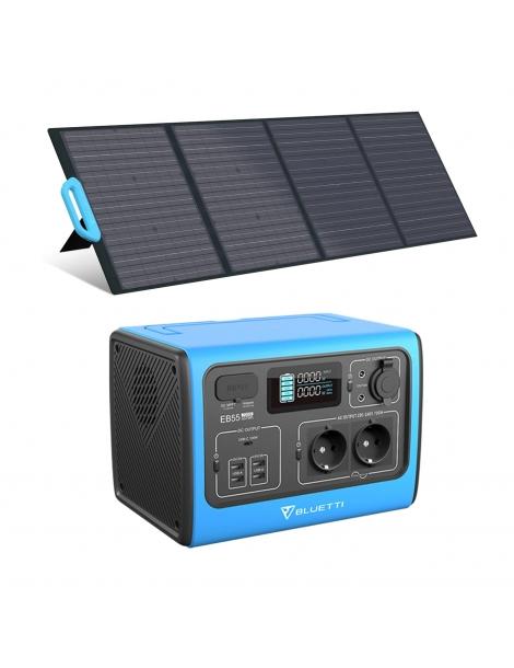 BLUETTI EB55 + PV120 Kit Generatore-Blu