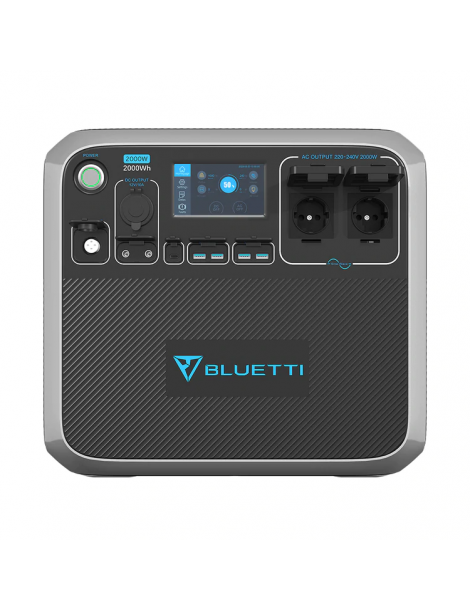BLUETTI Poweroak AC200P 2000W Centrale Elettrica Portatile Per Grandi Elettrodomestici Frigorifero Grill 2000Wh