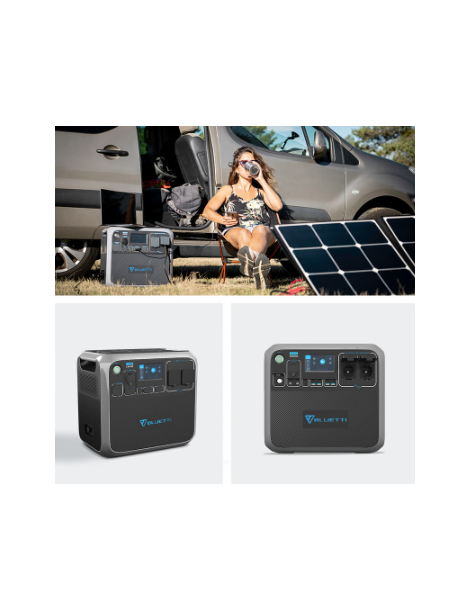 BLUETTI Poweroak AC200P 2000W Centrale Elettrica Portatile Per Grandi Elettrodomestici Frigorifero Grill 2000Wh