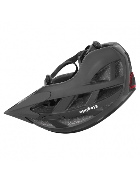 Casco Da Ciclismo Con Luce LED - Nero