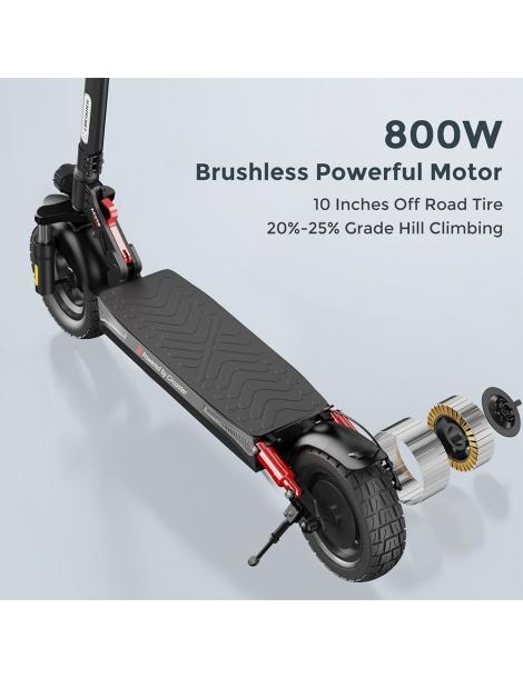 CIRCOOTER M2 Scooter Elettrico Pieghevole Motore 800W Batteria 48V 12.5Ah Pneumatico Off-road Da 10 Pollici