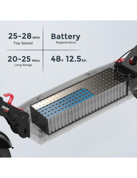 CIRCOOTER M2 Scooter Elettrico Pieghevole Motore 800W Batteria 48V 12.5Ah Pneumatico Off-road Da 10 Pollici