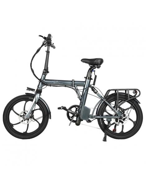 CMACEWHEEL EM20 Bici Elettrica Pieghevole Motore 350W Batteria 36V 12Ah Pneumatico 20*2.25 Pollici - Grigio