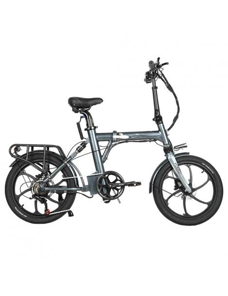 CMACEWHEEL EM20 Bici Elettrica Pieghevole Motore 350W Batteria 36V 12Ah Pneumatico 20*2.25 Pollici - Grigio