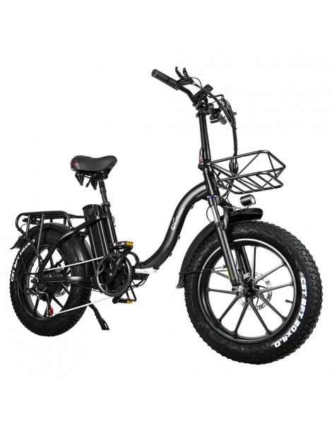 CMACEWHEEL Y20 Bici Elettrica Pieghevole Motore 250W Batteria 48V 18Ah Pneumatici CST Fat 20 x 4.0'' Velocità Massima 25km/h